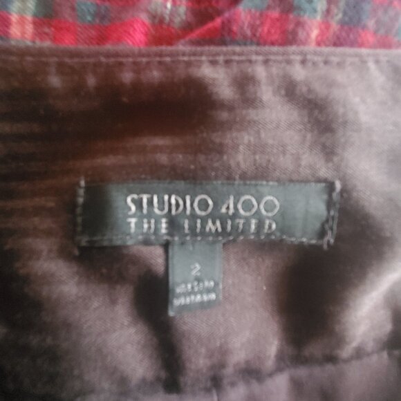 The Limited Dark Brown Pencil Skirt Size 2 - Picture 4 of 6